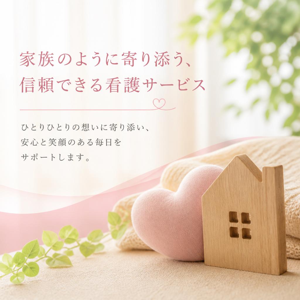 家族のように寄り添う、信頼できる看護サービス